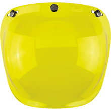 Load image into Gallery viewer, Biltwell Bubble Shield Yellow - Anti-fog, Scratch Resistant, UV/A UV/B Resistant
