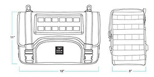 BILTWELL EXFIL-36 SADDLEBAGS BLACK