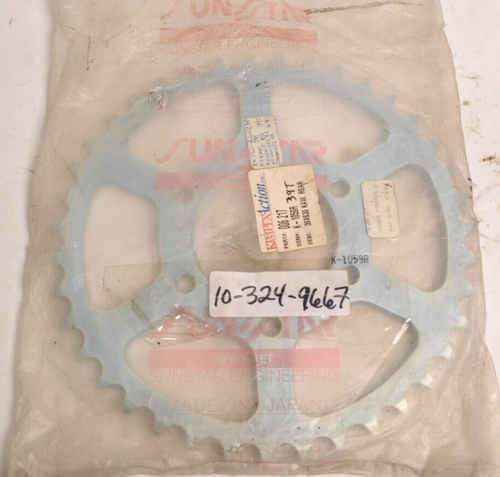 Sunstar Steel Rear Sprocket K-1059R 39T 630 Fits Kawasaki KZ1000 ZX1100 GPZ 750+ - Like New