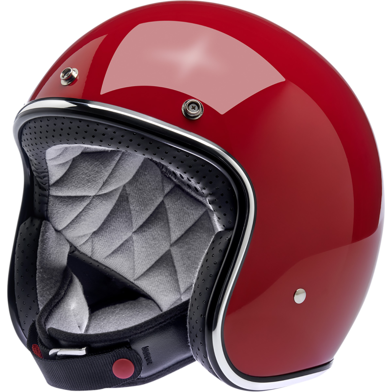 Display Biltwell Bonanza Helmet DOT - Gloss Red Medium MD MED M | 1001-137-203