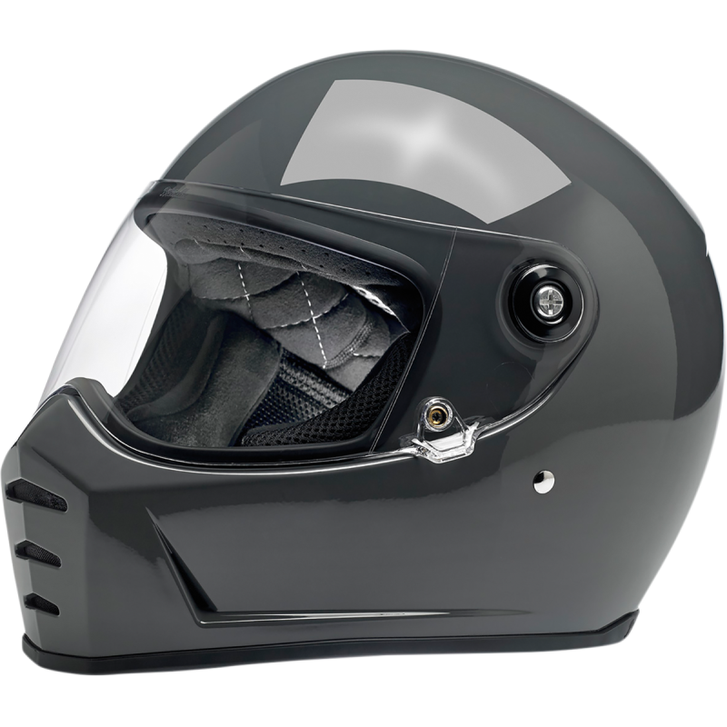 Biltwell Lanesplitter Helmet ECE - Gloss Storm Grey XS Extra Small  1004-109-101