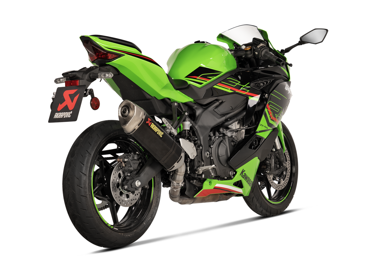 Akrapovic Carbon Slip On Muffler Silencer for Kawasaki Ninja ZX-4R ZX4RR 2023+