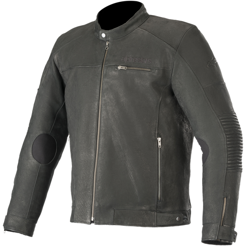 Alpinestars Warhorse Black Leather Motorcycle Jacket Mens Premium Nubuck