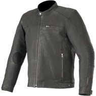 Alpinestars Warhorse Black Leather Motorcycle Jacket Mens Premium Nubuck