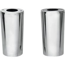 Load image into Gallery viewer, Drag Specialties Chrome Front Fork Covers Cover Set - FLH FLHT +2" Over 1949+ - Motomike Canada