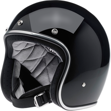 Load image into Gallery viewer, Display Biltwell Bonanza Helmet DOT - Gloss Black Medium MD MED M | 1001-101-203