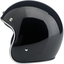 Load image into Gallery viewer, Display Biltwell Bonanza Helmet DOT - Gloss Black Medium MD MED M | 1001-101-203