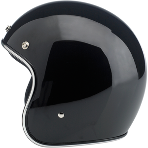 Display Biltwell Bonanza Helmet DOT - Gloss Black Medium MD MED M | 1001-101-203