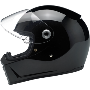 DISPLAY Biltwell Lanesplitter Helmet ECE - Gloss Black XXL 2XL |  1004-101-106
