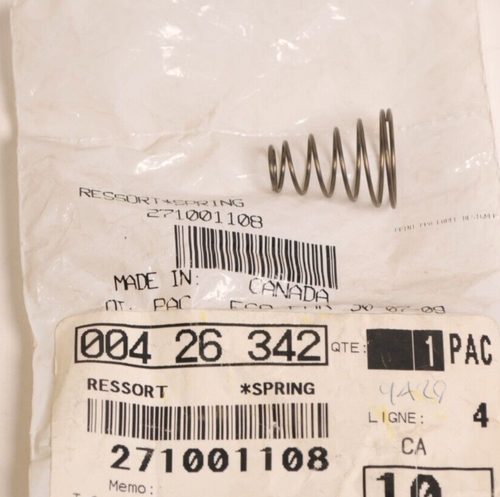 Genuine Sea-Doo Spring RFI STD XP DI RX GS GTS ++ |  271001108 - Like New