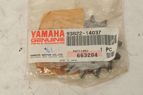 Genuine Yamaha Sprocket,front pinion gear drive 14T AT DT MX TY   |  93822-14037