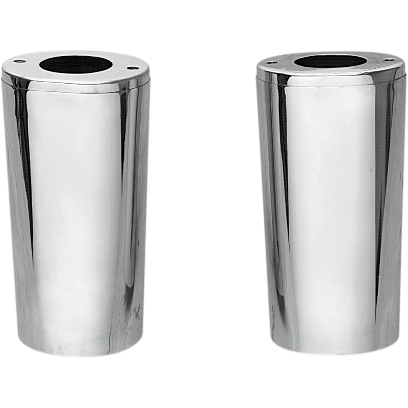 Drag Specialties Chrome Front Fork Covers Cover Set - FLH FLHT +2
