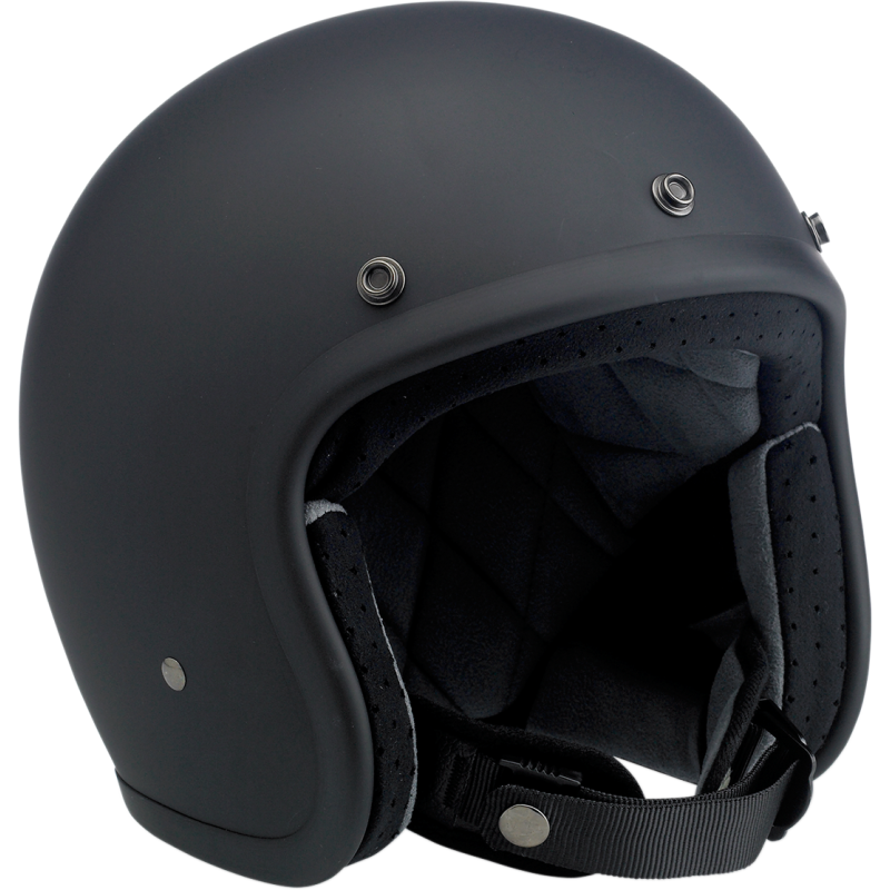 Display Biltwell Bonanza Helmet DOT - Flat Black XL Extra Large  | 1001-201-205