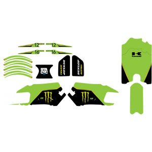 D'Cor Graphics Kit Monster Kawasaki for  12 16