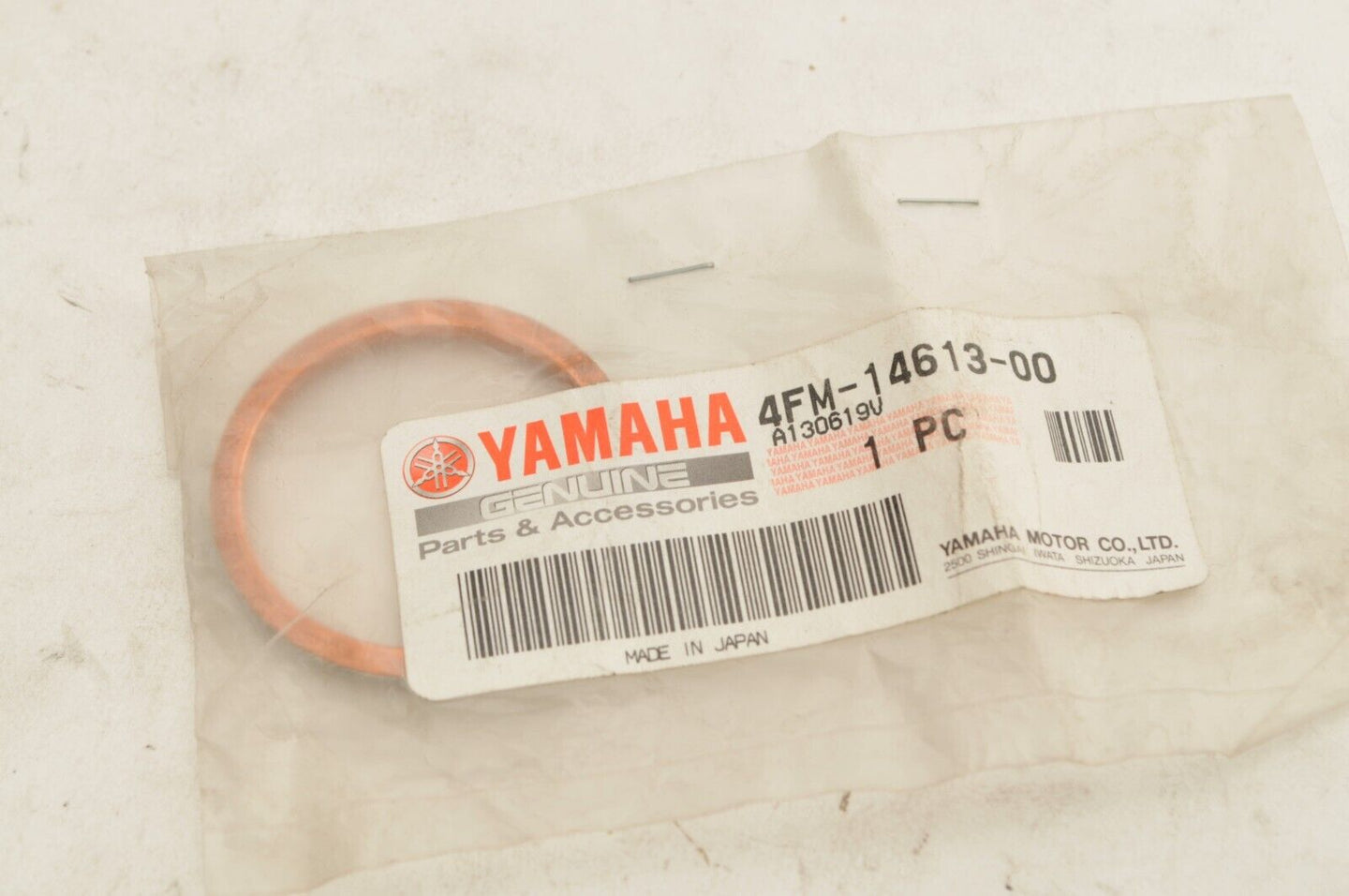 Genuine Yamaha Exhaust Pipe Gasket - MT09 WR450 XTZ1200 R1 R6 ++ |  4FM-14613-00