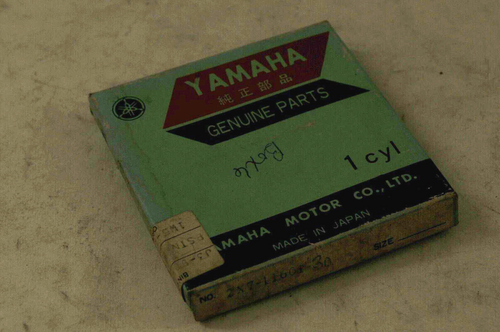 Genuine Yamaha Piston Ring Set 3rd O/s +0.75mm  YZ250 79-81  |  2X7-11601-30