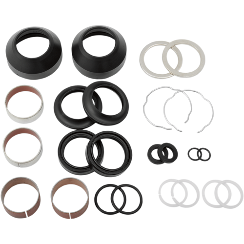 Front End Fork Leg Rebuild Seals Boots Kit 41mm Harley FLH FXDWG FXWG FL/FX ST