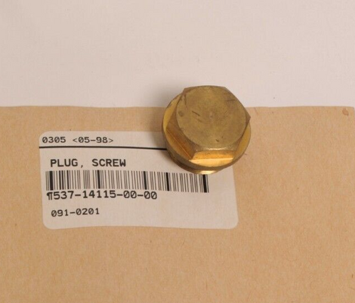 Genuine Yamaha Plug Screw mikuni carb float bowl IT125 TZ100 +  |  537-14115-00
