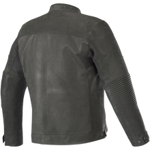 Load image into Gallery viewer, Alpinestars Warhorse Black Leather Motorcycle Jacket Mens Premium Nubuck