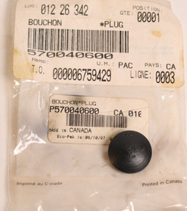 Genuine Ski Doo Cap Plug,Chaincase - Tundra R LT II Elan ++  | 570040600 - Like New