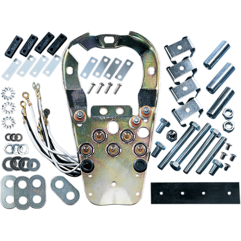 Drag Specialties Cast Dash Mounting Base Kit w/wiring hardware Fat Bob DS-373639