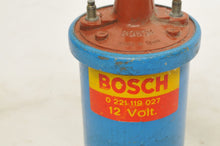 Load image into Gallery viewer, Bosch Super Blue 12 volt ignition coil 3 OHM made in Spain  |  0221119027