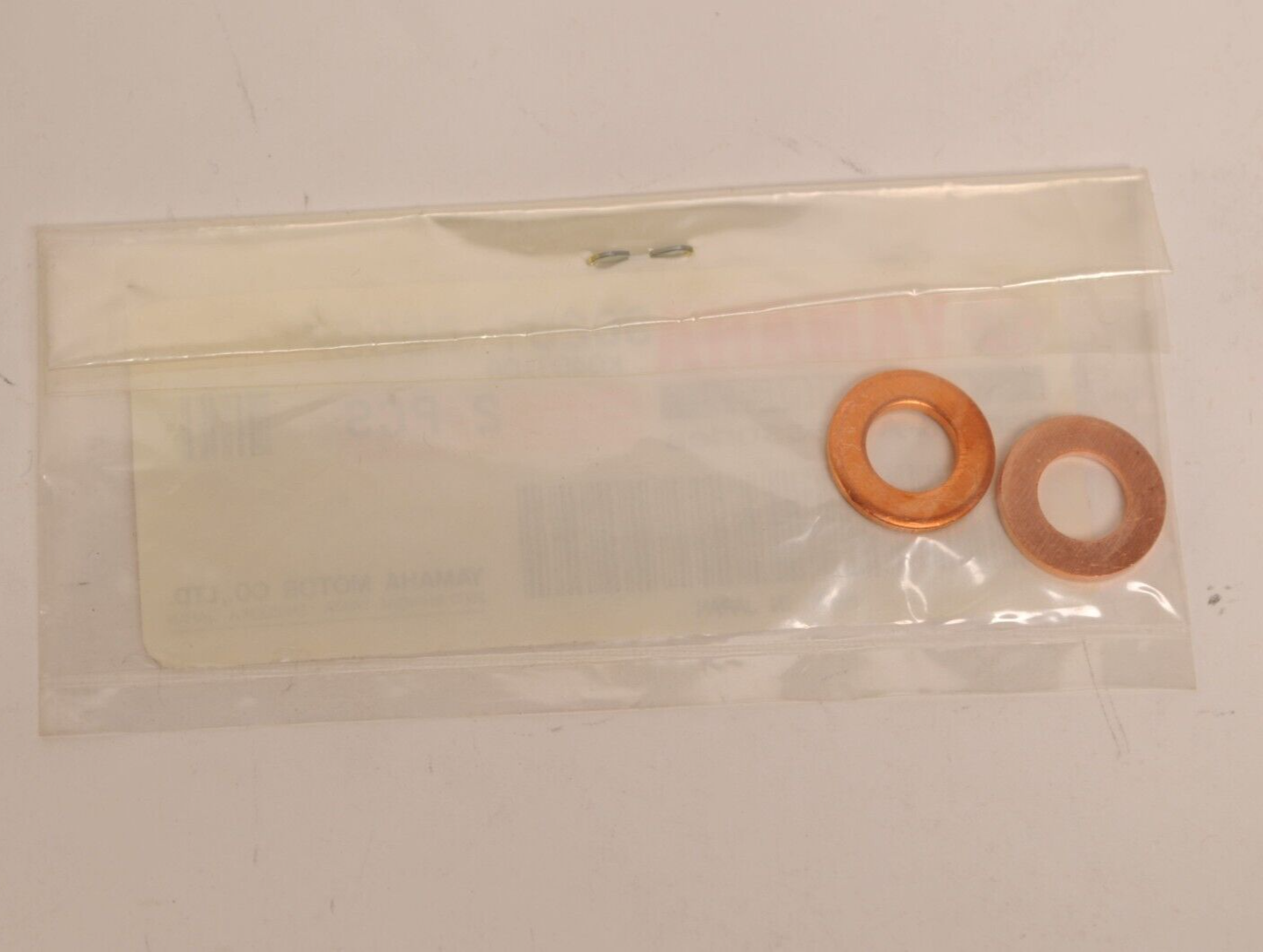 Genuine Yamaha Washer,flat sealing gasket crush Qty:2 -  | 90201-08087-00 x2