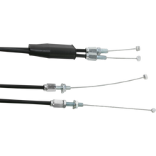 Load image into Gallery viewer, MOTION PRO THROTTLE CABLE PUSH-PULL BLACK VINYL SET 02-0584