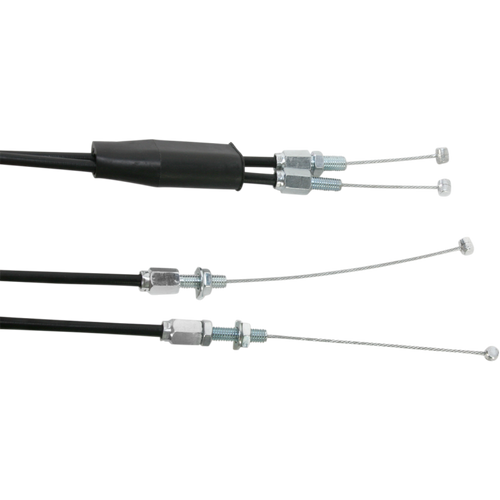 MOTION PRO THROTTLE CABLE PUSH-PULL BLACK VINYL SET 02-0584