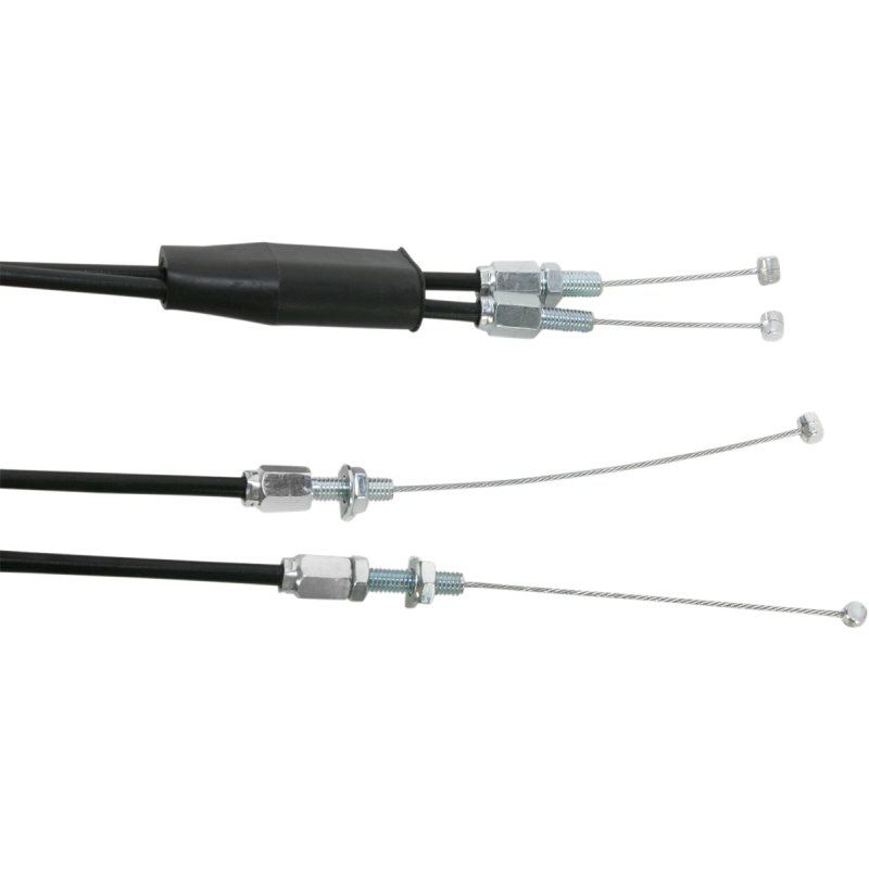 MOTION PRO THROTTLE CABLE PUSH-PULL BLACK VINYL SET 02-0584