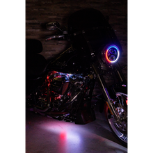 Load image into Gallery viewer, CUSTOM DYNAMICS HEADLAMP 7" PROGLOW BLK PG-7-14-B