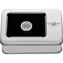 Load image into Gallery viewer, FIGURATI DESIGNS HEEL-TOE SHIFTER COVER SILVER WITH MALTESE CROSS-FIRE FD74-HTSC-SS