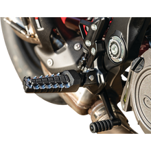 Load image into Gallery viewer, KURYAKYN SPLINED FOOTPEG ADAPTER FOR INDIAN FTR, SATIN BLACK PN 3289 KUR3289