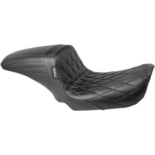 LE PERA 06-17 FXD KICKFLIP DLL BLK DIAMOND 2 UP SEAT LK-591DLDM