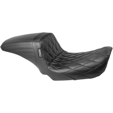 Load image into Gallery viewer, LE PERA 06-17 FXD KICKFLIP DLL BLK DIAMOND 2 UP SEAT LK-591DLDM