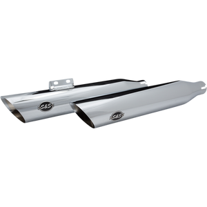 S&S CYCLE MUFFLER S/C CHR 50S FLFB 550-0753B