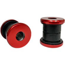 Load image into Gallery viewer, PRO-ONE PERF.MFG. Handlebar Riser Damper Kit, with Red Ano Billet Caps, 103070R