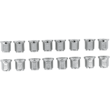 Load image into Gallery viewer, ITP Lug Nut Set (Chrome / 12x17mm / Flat Head) Compatible with 09-13 Kawasaki TERYX750
