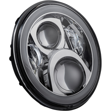 Load image into Gallery viewer, CUSTOM DYNAMICS HEADLAMP 7"LED HALO CHR CD-7-14-C