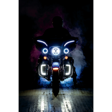 Load image into Gallery viewer, KURYAKYN HEADLIGHT PRISM +7" BLK PN 2478- KUR2478