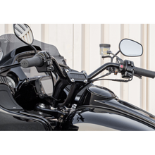 Load image into Gallery viewer, Thrashin Anodized Black 6 1/2 in. Straight Risers w/o Gauge Cutout
