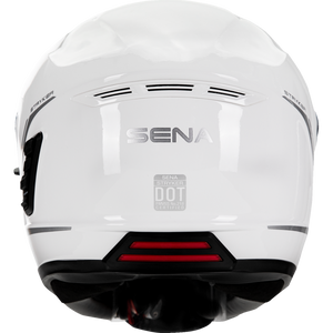 SENA STRYKER SMART HELMET FULL-FACE GLOSSY WHITE L SIZE DOT STRYKER-GW00L1