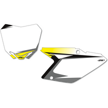 Load image into Gallery viewer, FACTORY EFFEX 10-17 RMZ250 PRE-CUT NUMBER PLATE WHITE 13-64426