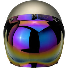 Load image into Gallery viewer, Biltwell Bubble Shield Rainbow Mirror - Anti-fog, Scratch Resistant, UV/A UV/B Resistant