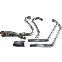 Load image into Gallery viewer, TRASK VICTORY EXHAUST 2:1W/BG SUPPORT CHR TM-3033CH