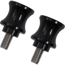 Load image into Gallery viewer, VORTEX SWINGARM SPOOLS BLACK 8MM SP209K