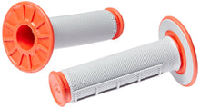 Load image into Gallery viewer, RENTHAL 2 COMPOUND 1/2 WAFFLE GRIPS LITE GREY/RD G156