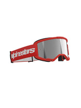 Load image into Gallery viewer, ALPINESTARS GOGGLE VISION 3 WORDMARK RED/MIR SIL 5103225-3094