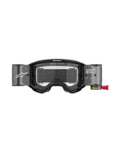 Load image into Gallery viewer, ALPINESTARS GOGGLE VISION 5 CORP BLK/ CLR ROLL-OFF 5102825-1529