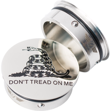 Load image into Gallery viewer, FIGURATI DESIGNS HARLEY-DAVIDSON DON’T TREAD ON ME CUSTOM SWING ARM COVERS FD40-DTOM-SS
